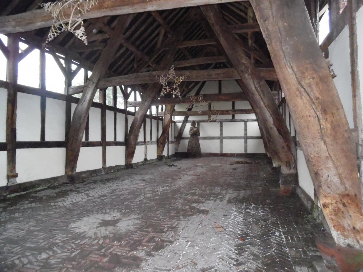 Cruck Barn at Arley Hall